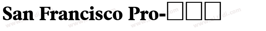 San Francisco Pro字体转换